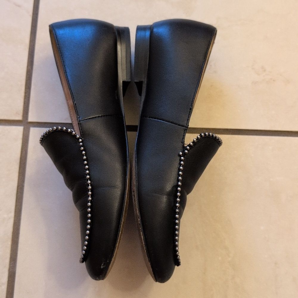Coach Harper Loafer Genuine Leather Black Minimalist Size 8 - Picture 5 of 12